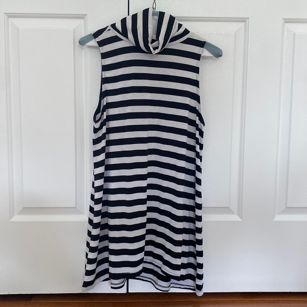 Cupcakes and Cashmere Striped Turtleneck Tank